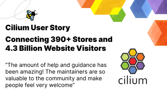 Cilium User Story: Connecting 390+ Stores and 4.3 Billion Website Visitors